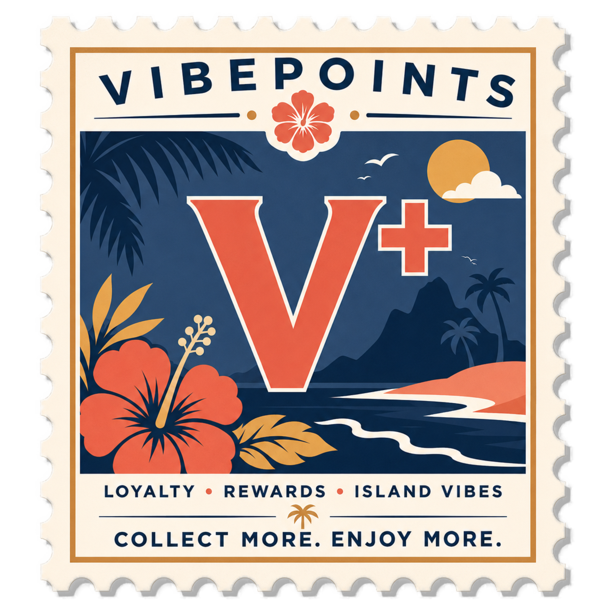 Vibe+ stamp